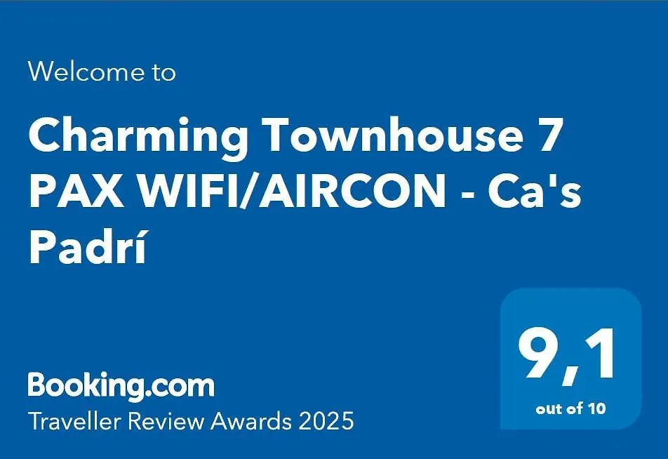 Charming Townhouse 7 Pax Wifi/Aircon - Ca'S Padri Villa Llucmajor